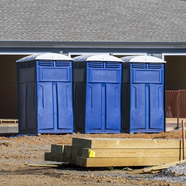 what is the expected delivery and pickup timeframe for the portable toilets in Monmouth Beach New Jersey